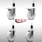 Service Caster 5'' SS Nylon Swivel 1-3/8'' Expanding Stem Caster Set 2 Total Lock Brakes, 4PK SCC-SSEXTTL20S514-NYS-2-S-2-138 - alternate 2